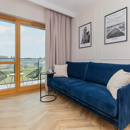 Sienna Grobla Apartment With View Of The Motlawa Terrace & Sauna, Gym By Noclegi Renters Gdansk Exterior photo